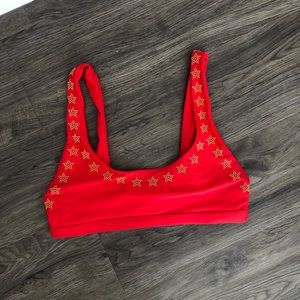 Beach Riot Rhinestone Sports Bra